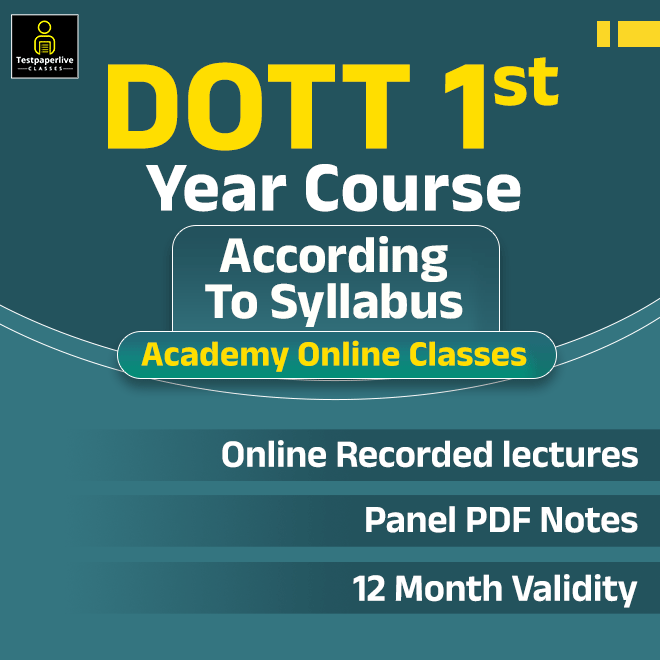 DOTT 1st Year Online Classes